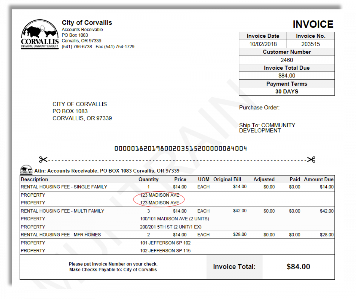 Sample Invoice