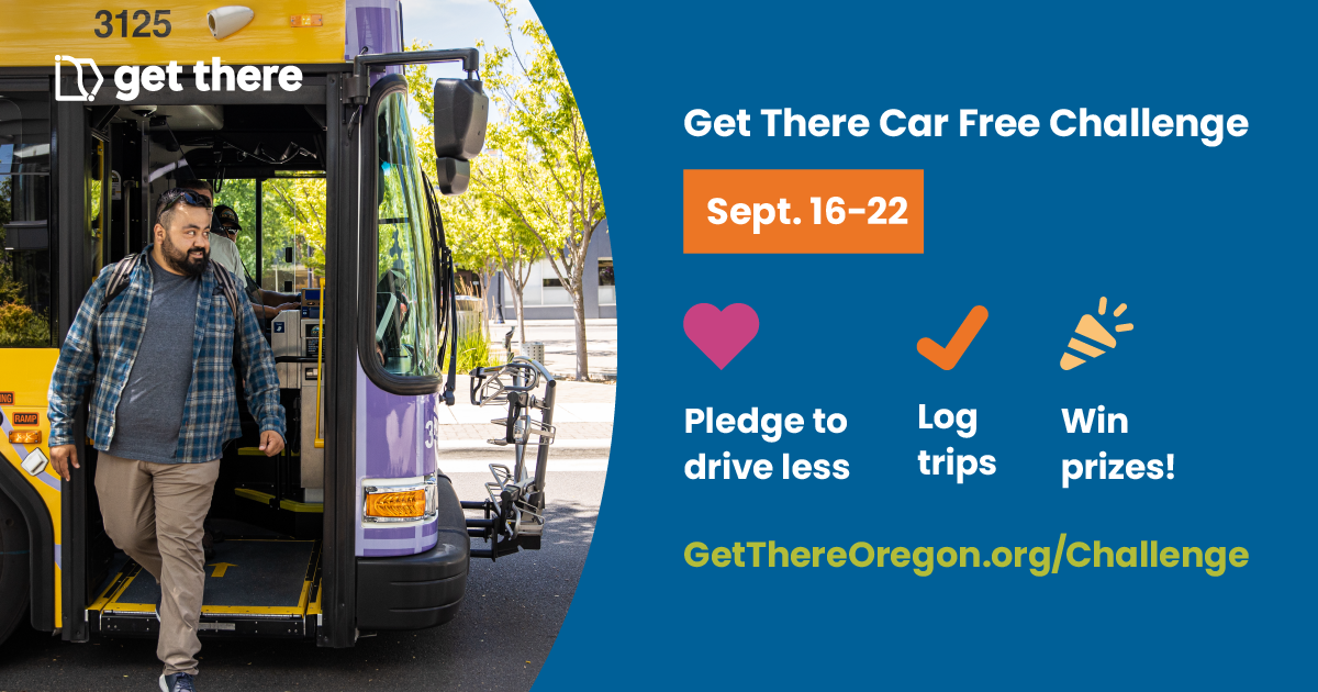 2024 Get There Car Free Challenge Banner