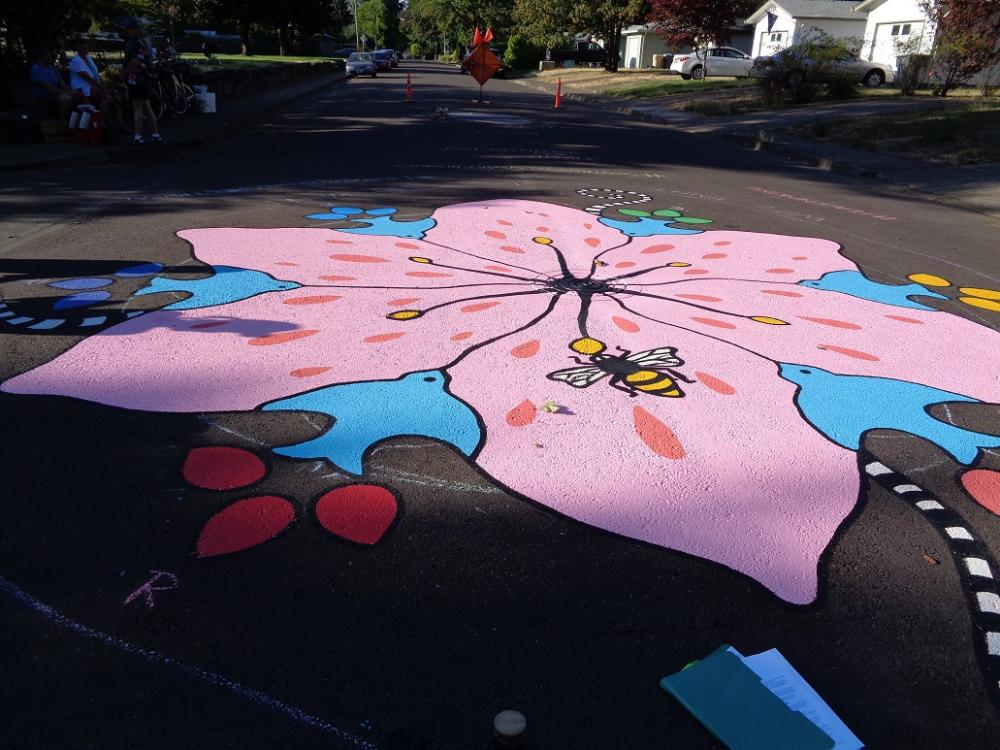 Painted Intersections | Corvallis Oregon